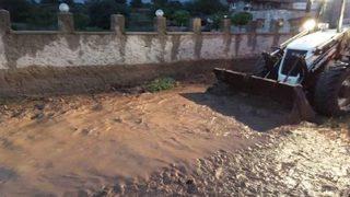 Bekilli'de Şiddetli Yağmurda Tarım Alarları Su Altında Kaldı