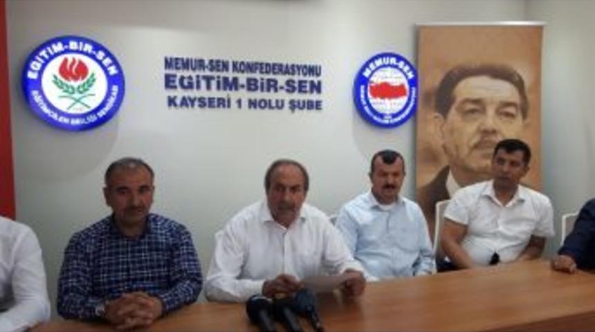 Eğitim Bir-sen Kayseri Şube Başkanı Aydın Kalkan: