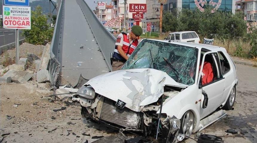 Edremit&rsquo;te Korkutan Kaza