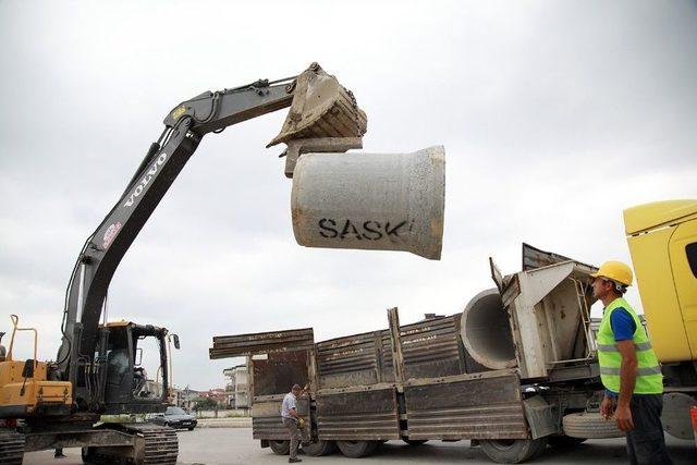 Yazlık Kavşağında Altyapı &Ccedil;alışmaları S&uuml;r&uuml;yor 1