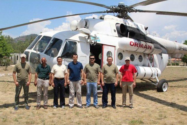 Yangın Helikopteri Fethiye’de Göreve Başladı