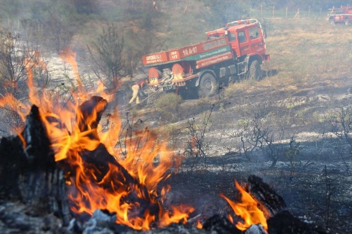 Kazdağları&rsquo;ndaki Yangın Korkuttu