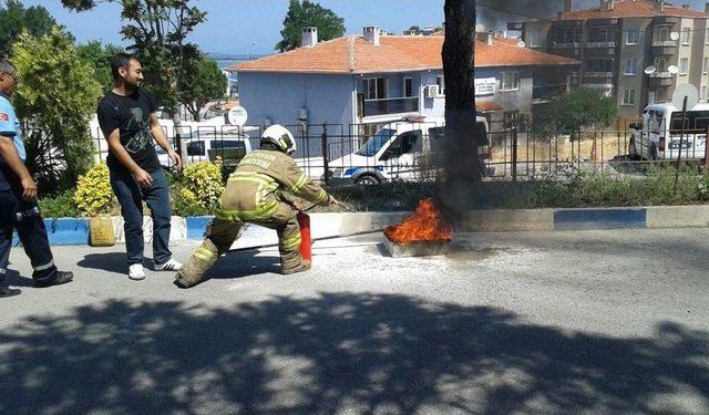 Ayvalık’ta Nefes Kesen Tatbikat