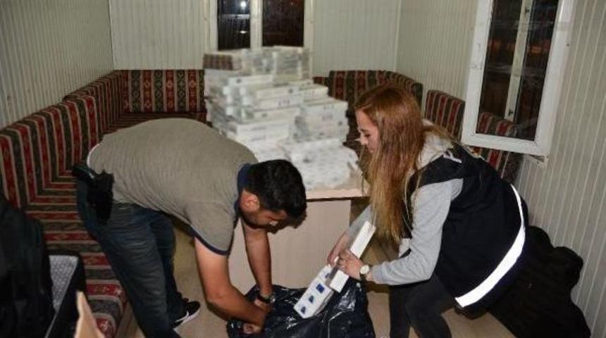 4 Bin Paket Ka&ccedil;ak Sigara Ele Ge&ccedil;irildi