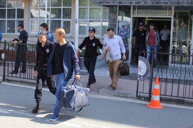 Samsun’da Fetö’den Gözaltına Alınan 16 Kişi Adliyede