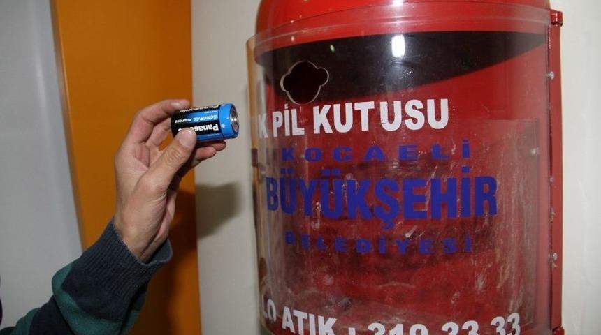 Kocaeli, Hedeflenenin &Uuml;st&uuml;nde Atık Pil Topluyor