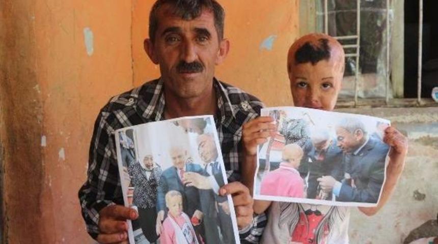 Suriyeli Evin, Ila&ccedil; Yardımı Kesilince Zor Durumda Kaldı