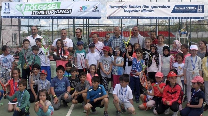 Erzurum&rsquo;da B&ouml;lgesel Tenis Turnuvası
