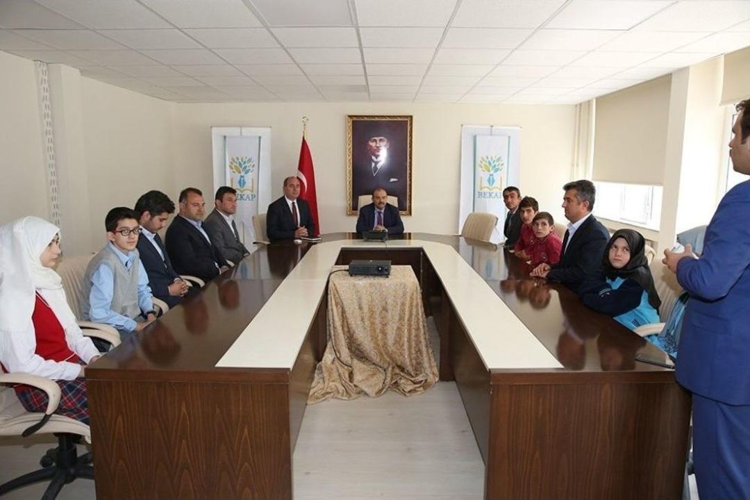 Vali İsmail Ustaoğlu Teog Ve Beyin Olimpiyatları Şampiyonlarını Ağırladı