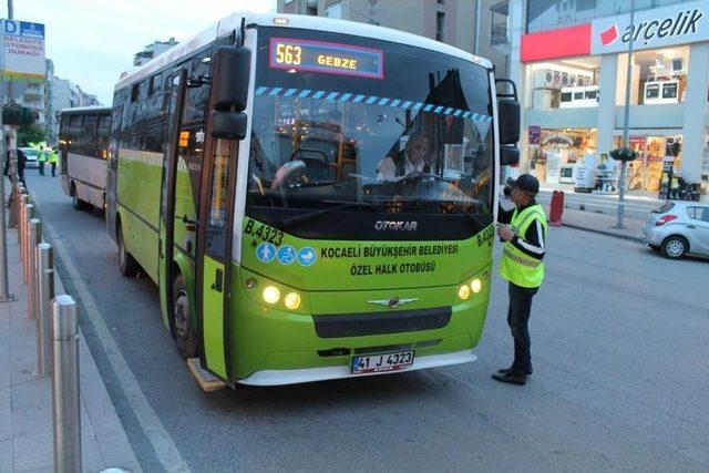 Toplu Taşıma Araçları Denetimden Geçiyor