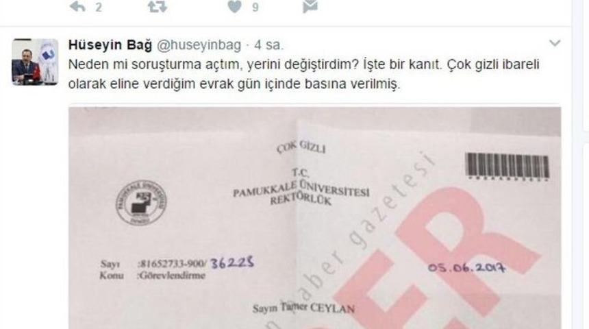 Pa&uuml; Rekt&ouml;r Bağ, Sosyal Medyadan Tepki G&ouml;sterdi