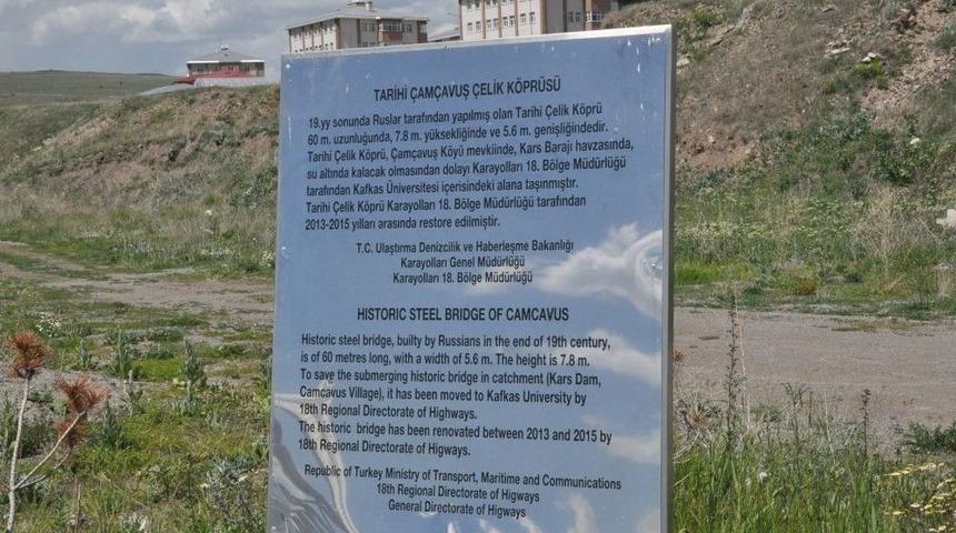 Tarihi Demir K&ouml;pr&uuml; Ka&uuml;&rsquo;de &Ouml;ğrencilere Hizmet Veriyor