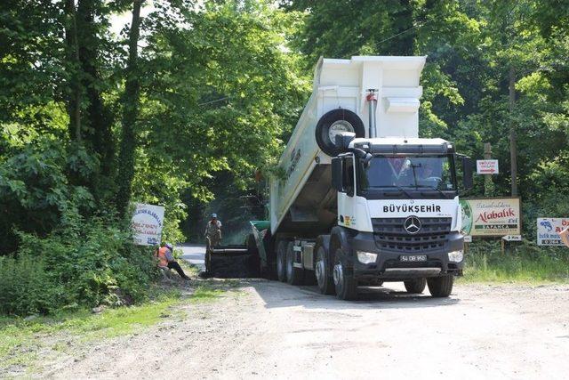 Asfalt Çalışmaları Sapanca’da Başladı