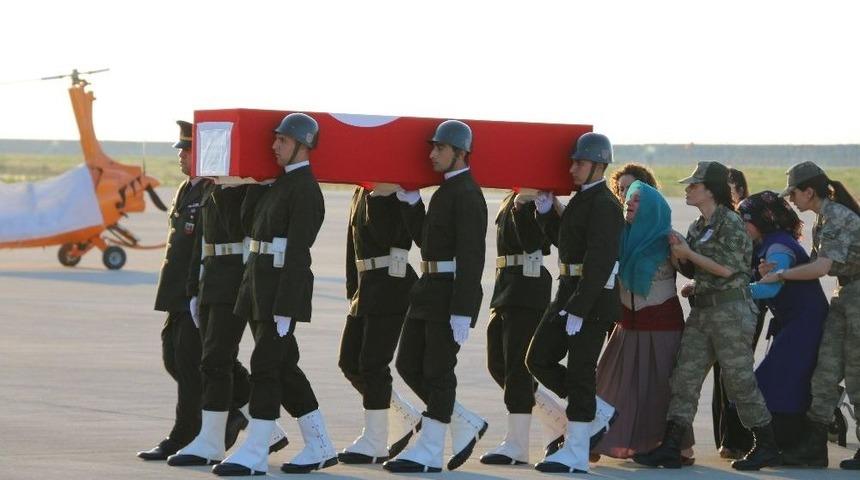 Şehidin Naaşı Ordu&rsquo;ya Getirildi.