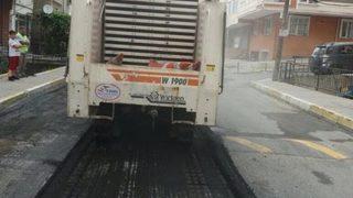 Eyüp’te Asfaltlama Çalışmaları Devam Ediyor