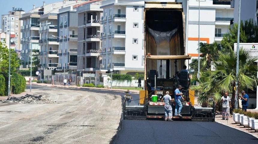 Şirinyalı&rsquo;da Cadde D&uuml;zenleme &Ccedil;alışmaları