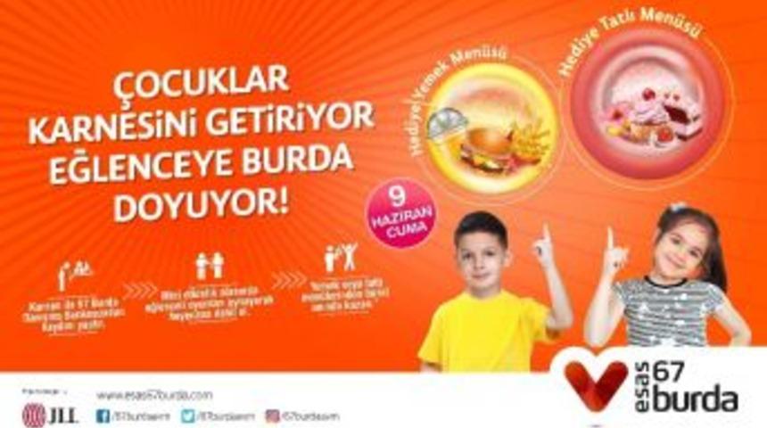 67 Burda&rsquo;dan &Ccedil;ocuklara Karne Etkinliği