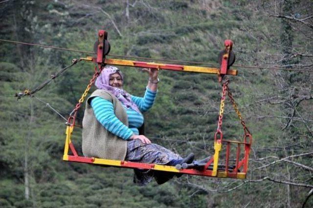 İlkel Teleferikte Akıma Kapılan Hamile Kadın Öldü