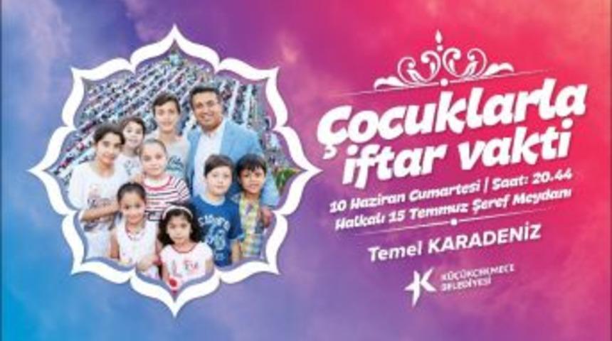 K&uuml;&ccedil;&uuml;k&ccedil;ekmece Belediyesi&rsquo;nden &Ccedil;ocuklara &Ouml;zel İftar