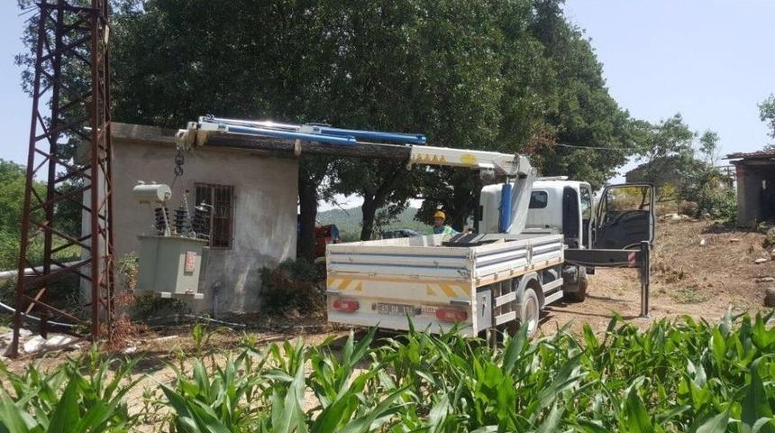 Hava Şartlarından Dolayı Zarar G&ouml;ren Trafolar Yenilendi