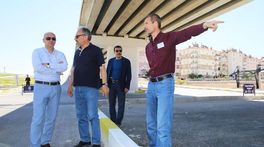 Başkan &Ccedil;alışkan, Devam Eden Yatırımları Denetliyor