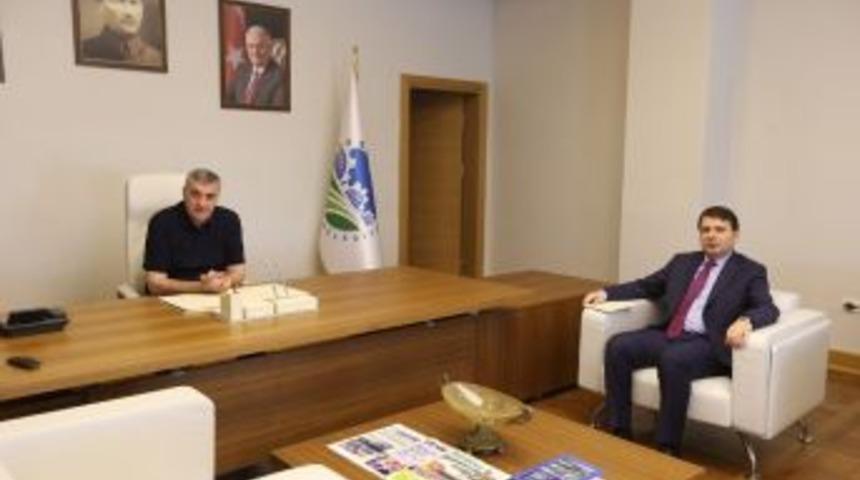 Başkan To&ccedil;oğlu, M&uuml;siad Şube Başkanı Coşkun İle Bir Araya Geldi