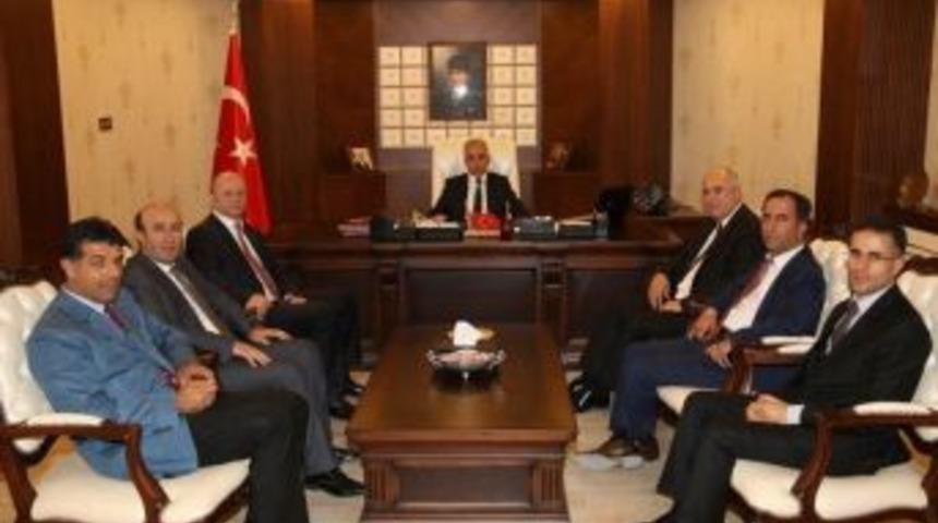 Genel M&uuml;d&uuml;rlerden Vali Toprak&rsquo;a Ziyaret