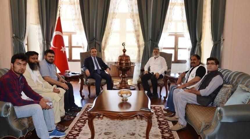 Vali &Ccedil;ataklı Pakistan Heyetini Kabul Etti