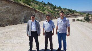 Köylerde Yol Çalışması Sürüyor