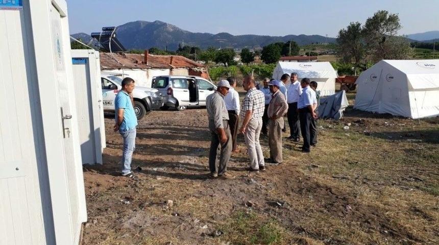 Depremzedelerin Su Ve Kanalizasyon Bağlantısı Yapıldı