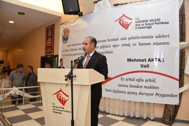 Vali Aktaş, Şehit Aileleri İle Bir Araya Geldi 2