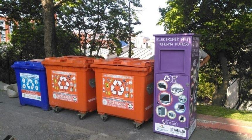 Be&uuml;&rsquo;den Atık Elektronik Eşya Konteynırı