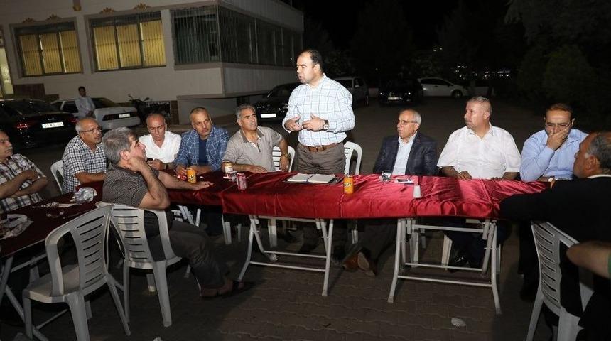 Başkan &Ccedil;ift&ccedil;i Esnaf Temsilcileriyle Sahurda Buluştu