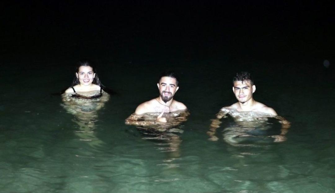 Antalya&rsquo;da Sahur &Ouml;ncesi Deniz Keyfi