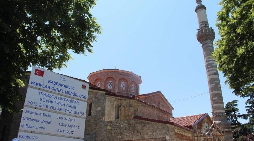 Trabzon&rsquo;da Vakıf Eserlerinin Restorasyon &Ccedil;alışmaları