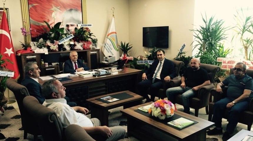 Başkan Berge&rsquo;den M&uuml;d&uuml;r G&ouml;rentaş&rsquo;a Ziyaret