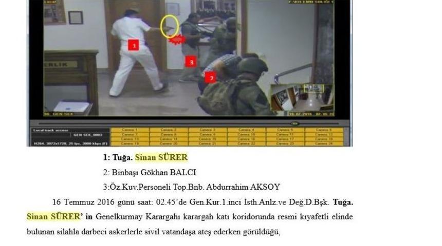 Genelkurmay Karargahında Sivillere Ateş Eden Darbeci General Fotoğrafları Reddetti