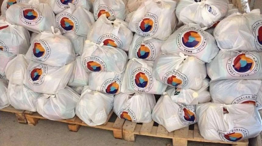 Tobb Ve Sungurlu Ticaret Borsası&rsquo;ndan Gıda Yardımı