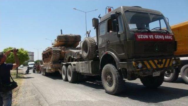 Pyd Denetimindeki Afrin Sınırına Tank Sevkiyatı