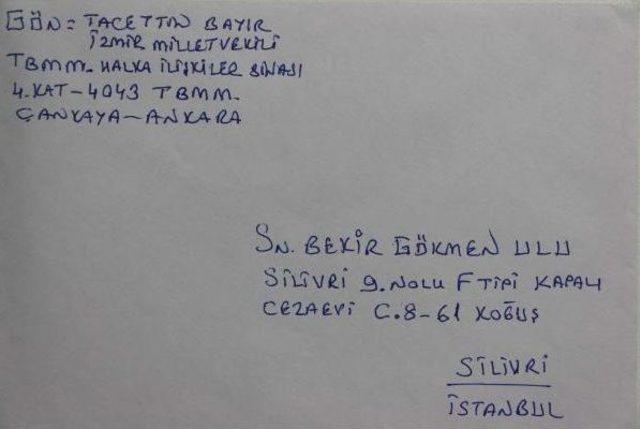 Chp li Bayır dan G&ouml;kmen Ulu ya Mektup 1
