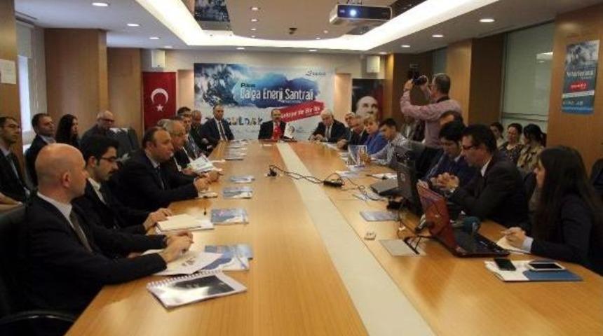 Dalga Enerjisinden Elektrik &Uuml;retecek Santralin Protokol&uuml; Imzalandı