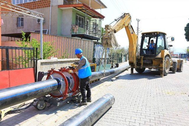 Büyükşehir Sarayköy’ün Alt Yapısını Yeniliyor