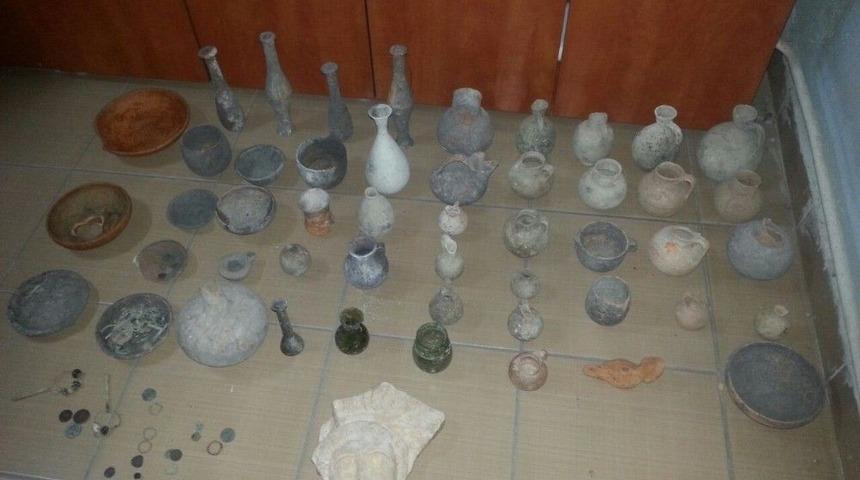 Aslanapa&rsquo;da Tarihi Eser Operasyonu