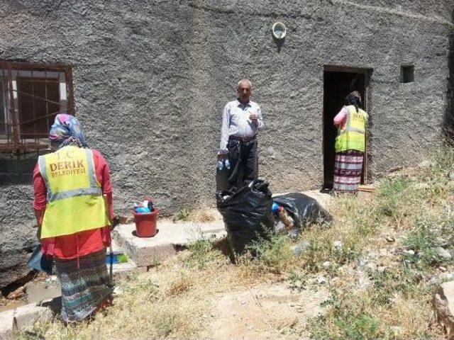 Derik Belediyesi'nden Evde Bakım Ve Temizlik Hizmeti 