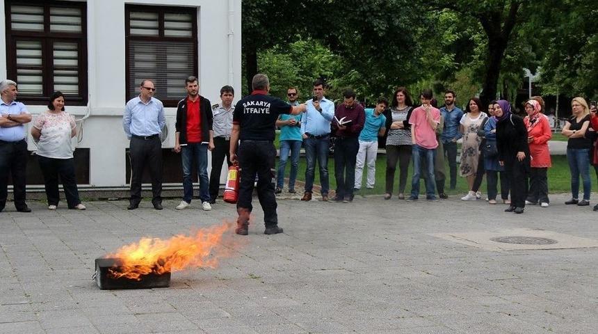 B&uuml;y&uuml;kşehir&rsquo;de Yangın Tatbikatı Yapıldı