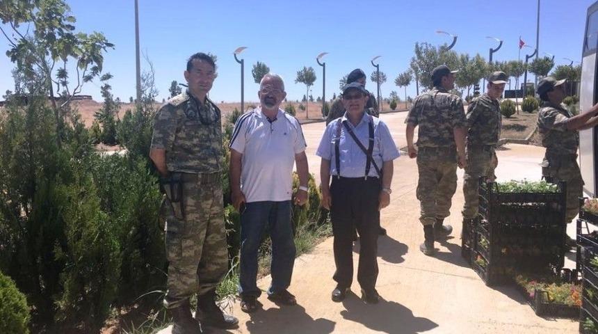 Hr&uuml; S&uuml;leyman Şah T&uuml;rbesini &Ccedil;evre D&uuml;zenlemesini Yaptı