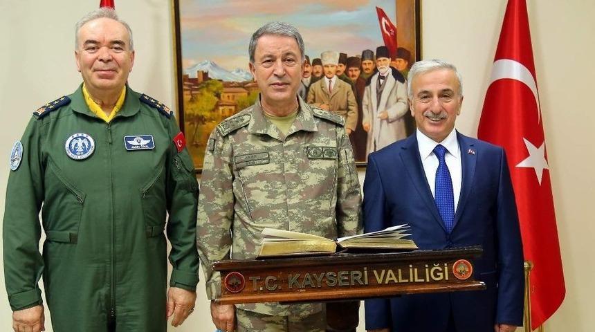 Genelkurmay Başkanı Akar Kayseri Valiliği&rsquo;ni Ziyaret Etti