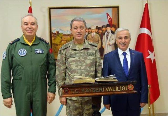 Genelkurmay Başkanı Akar&rsquo;Dan Vali Kam&ccedil;ı&rsquo;Ya Ziyaret 2