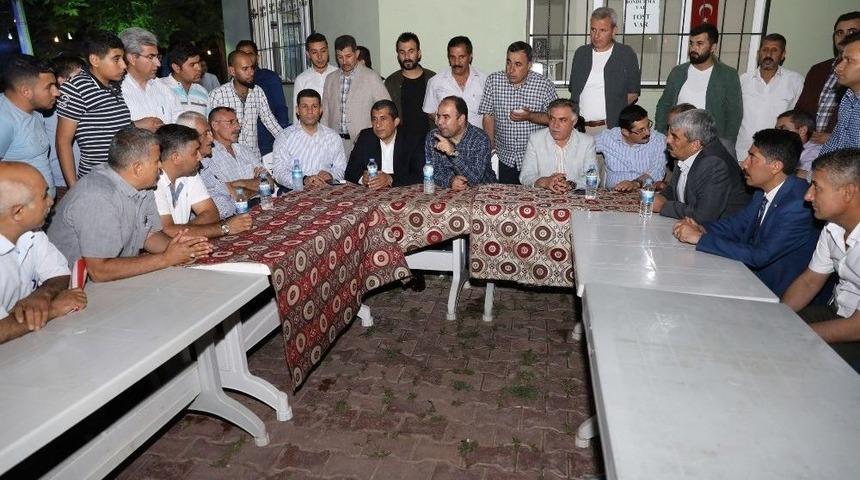 &Ccedil;ift&ccedil;i Ceylanpınar Muhtarlarıyla Bir Araya Geldi