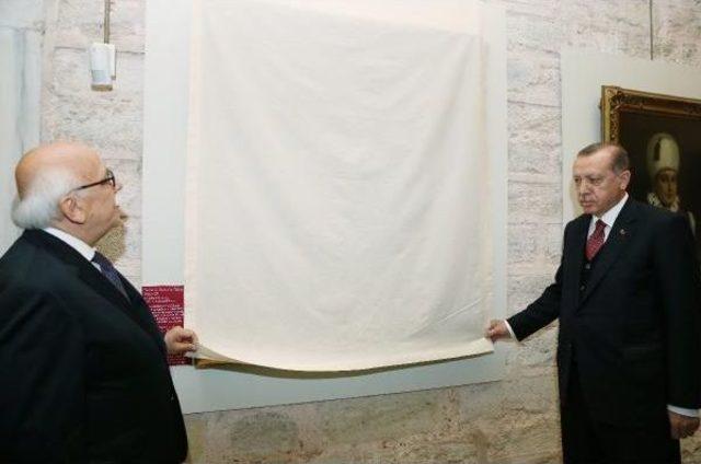 Cumhurbaşkanı Erdoğan, Sultan 2. Osman'ı Resmeden Yağlı Boya Tablonun Gösterime Açılışına Katıldı 